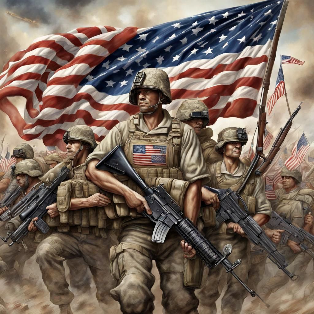 Detailed Image of American Nation-in-Arms