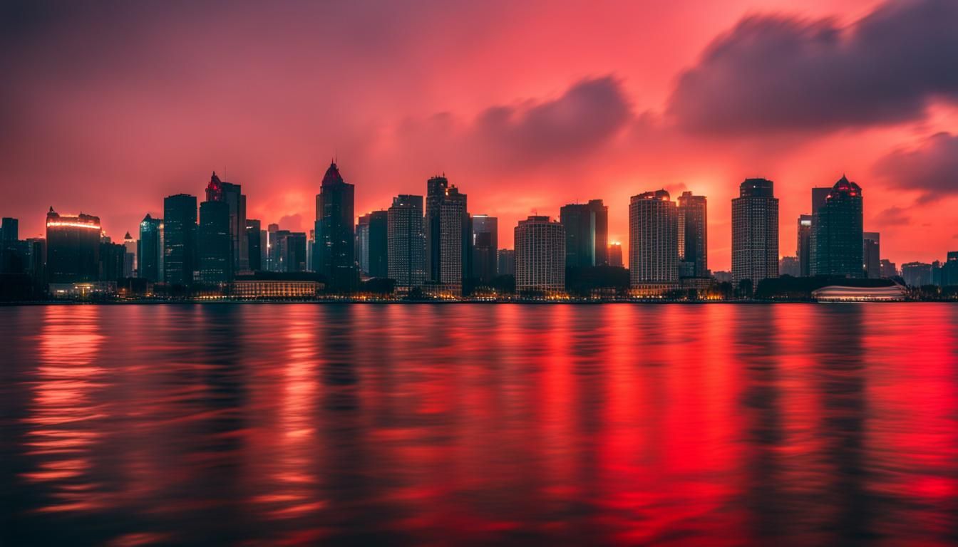 Cityscape at Sunset: Professional Photography