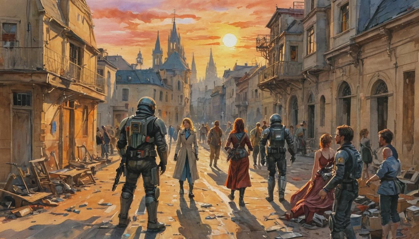 Epic Impressionist Gouache Masterpiece in 8k