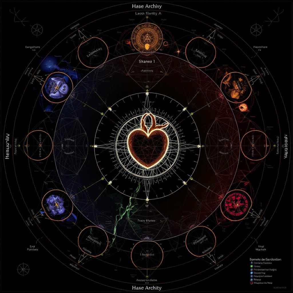 Inner Multiverse Heart Matrix Map