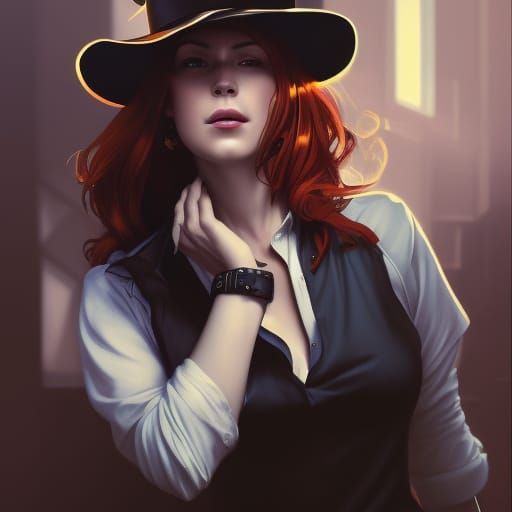 Cathryn In her casual outfit