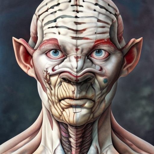 Hyperdetailed Portrait of a Prince with Skin Ailments