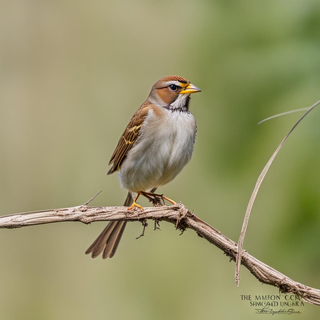 Common Sparrow Portrait