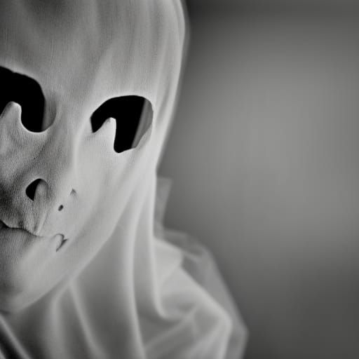 Scary Ghost with Intricate Details in HDR