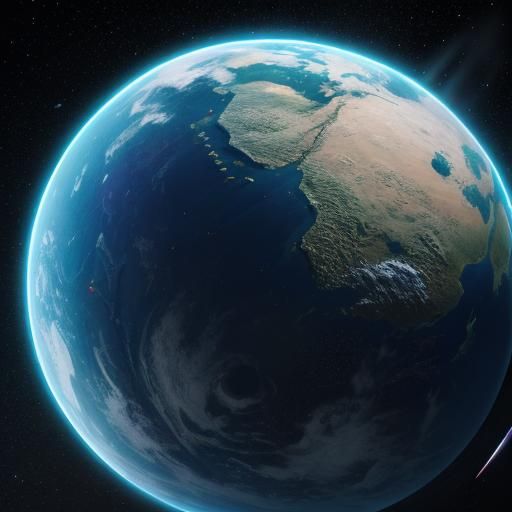 Anime-Style 3D Render of an Otherworldly Scene