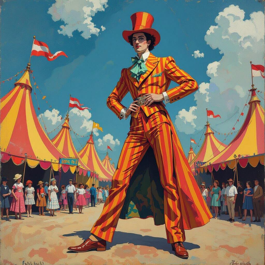 LOOK MOMMY.....THE TALL MAN!