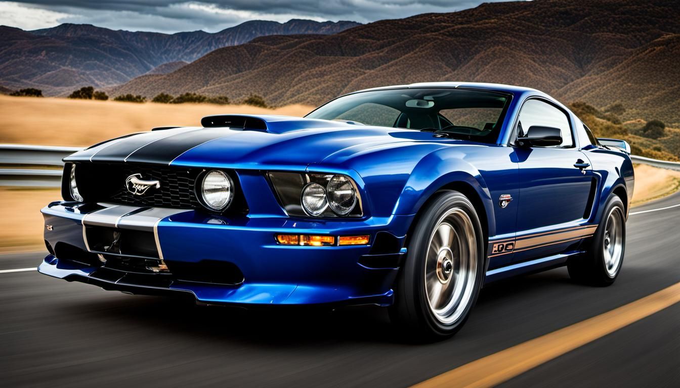 Ford Mustang Cobra on Scenic Highway in 8K