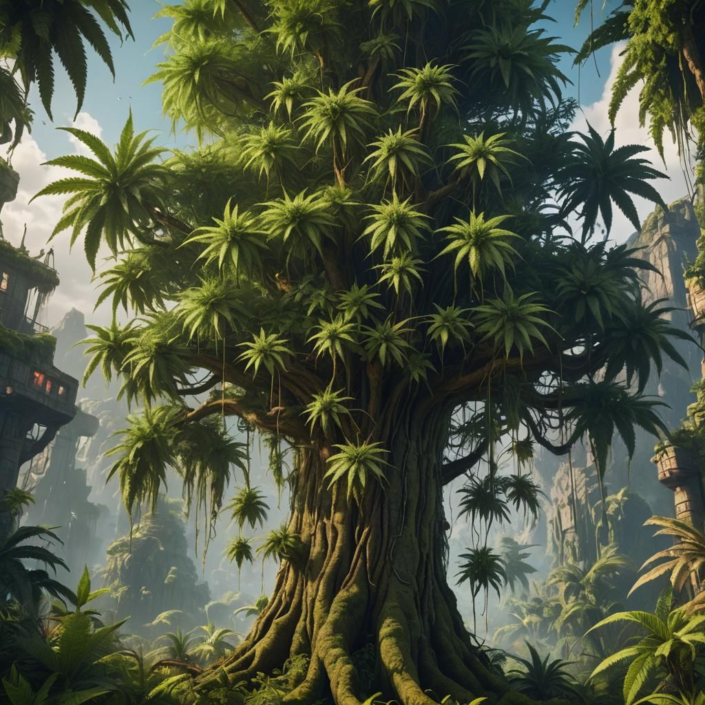 Hemp is a tree, they just don't let it grow... (if anything, I mean hemp fabric and hemp oil - very popular vegan materi...