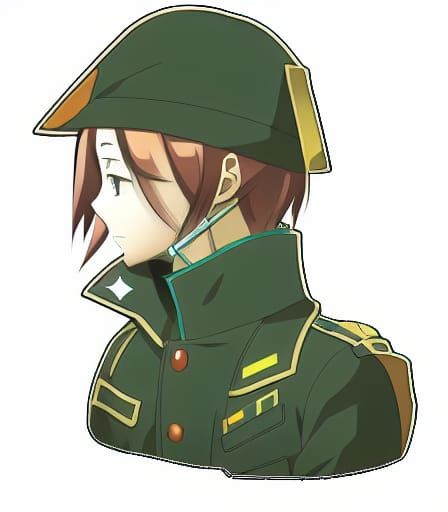 Anime Colonial Profile Picture with Chaos Pin
