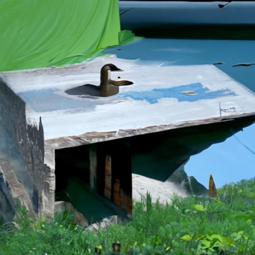 Duck Detective: Solving a Mystery as Matte Painting