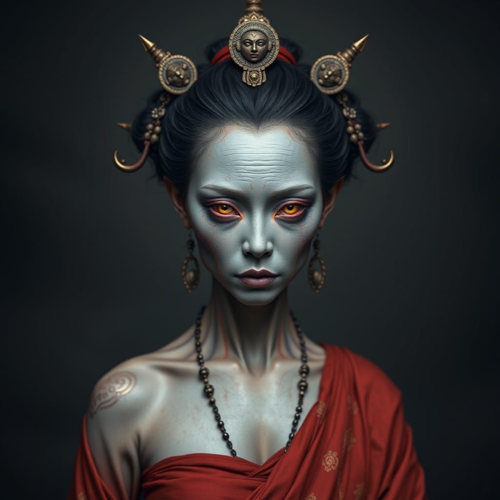 Cyberpunk Goddess Fortuna