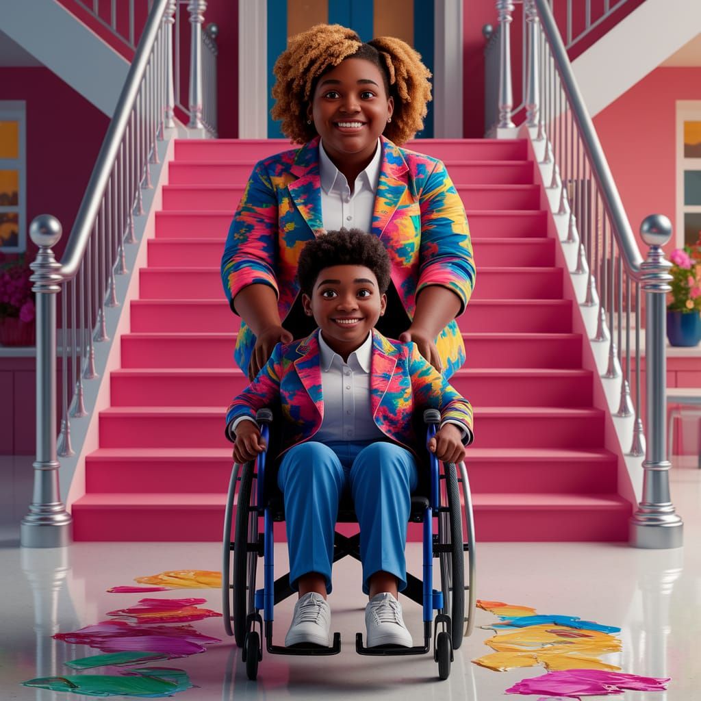 Joyful Black Teen Breaks Down Barriers on National Awareness...