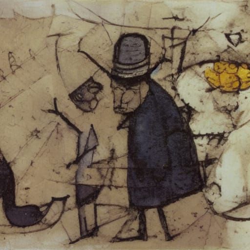 Tangerines Thrown on Wet Face