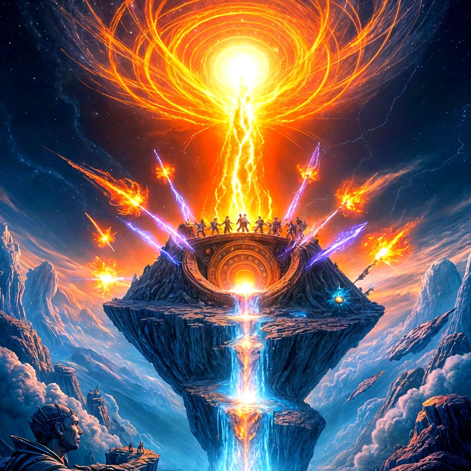 Cosmic Forge Harmony in 8K Resolution