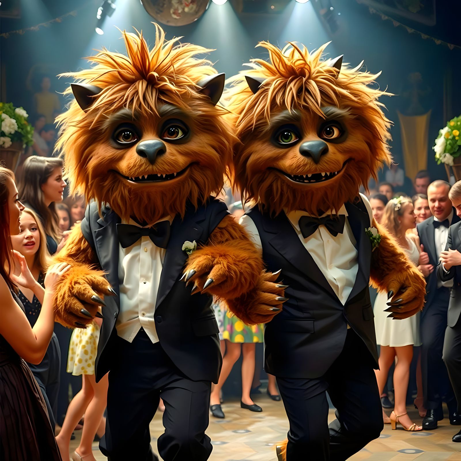 Wild Things Dance Party: Hyper-Detailed Candid Photography