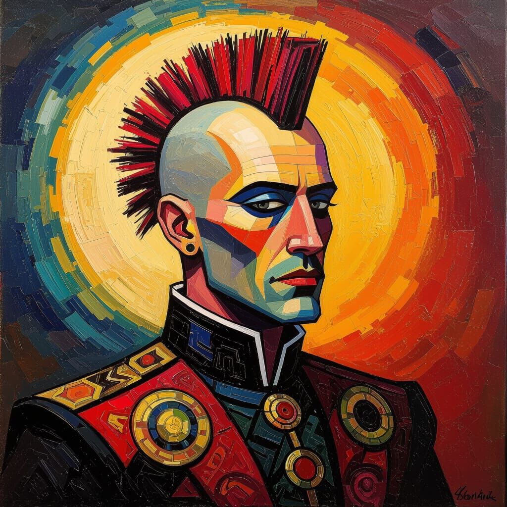 Londo Mollari in Neo-Impressionist Expressionist Style