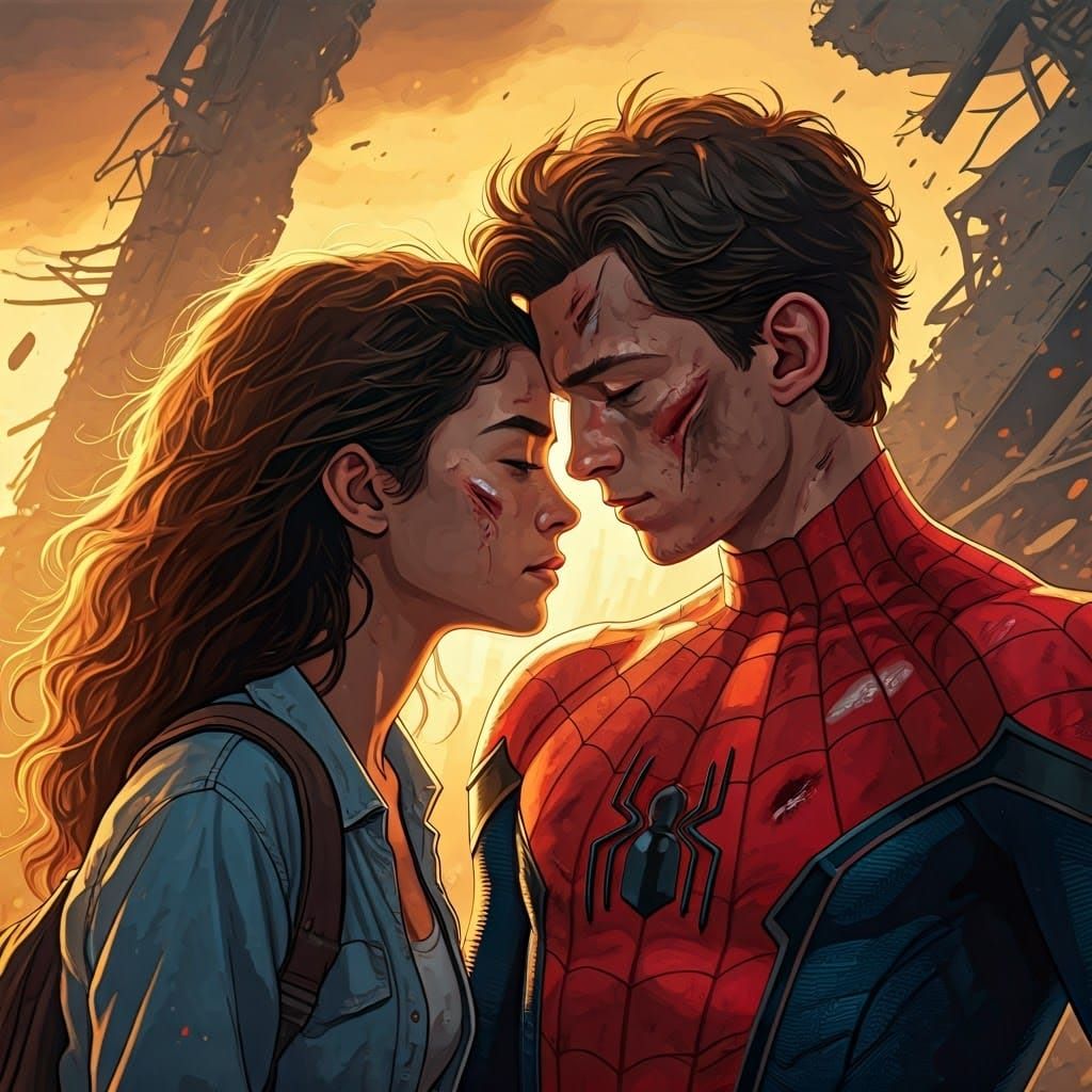 Peter and MJ: A Moment of Solace