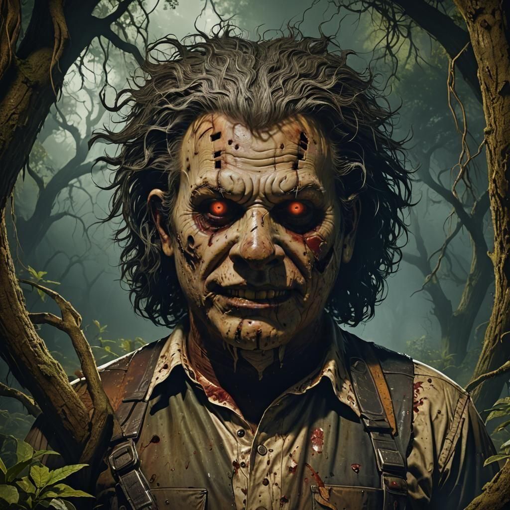 Pig-Faced Character Matte Painting in Deep Color