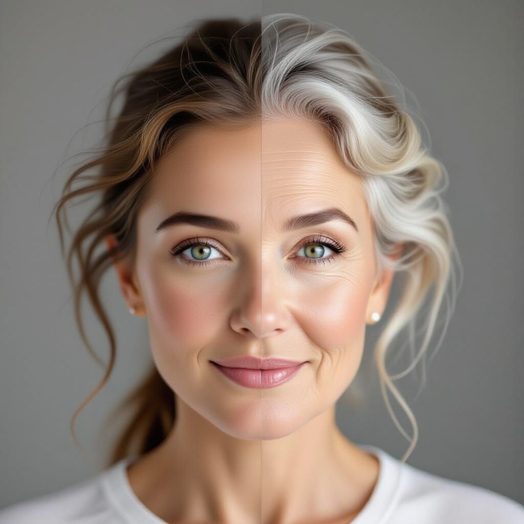 Youth and Age: A Divided Portrait