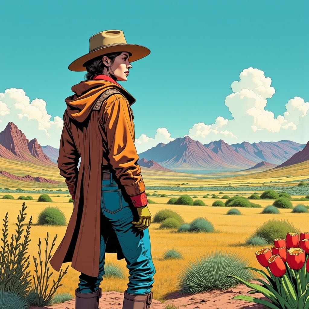 Pioneer Woman's Garden: Moebius Style