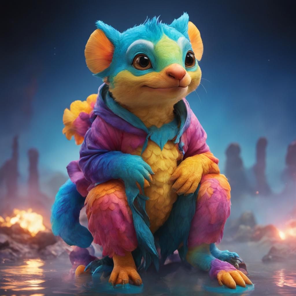 Abstract Image Generated from Simple Prompt