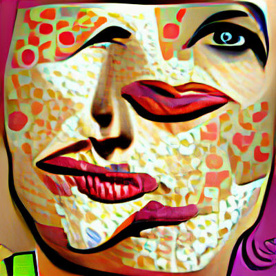 Vibrant Abstract Pop Art Design