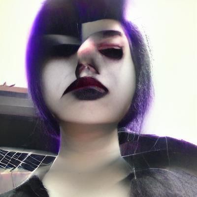 AI Generated Image of an Evil Girl