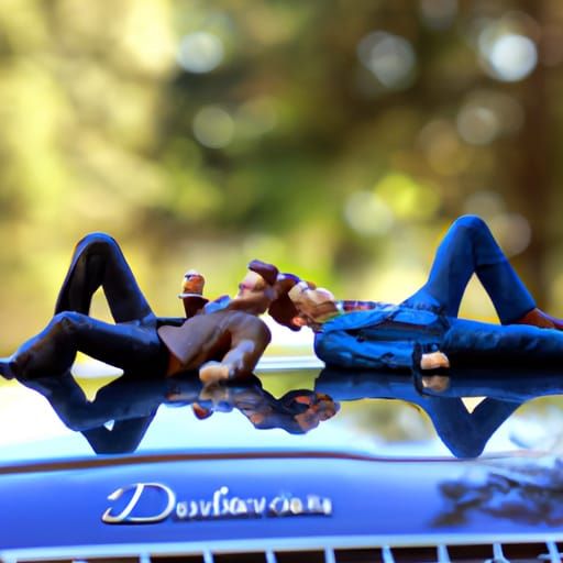 Sam and Dean Winchester Relaxing, Photorealistic Style