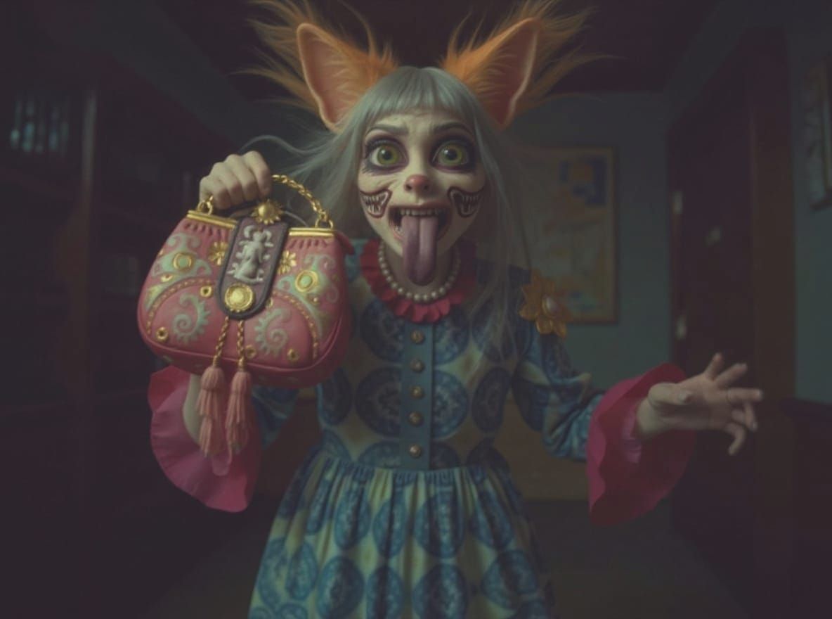 Surreal Cursed Found Footage Analog Photo