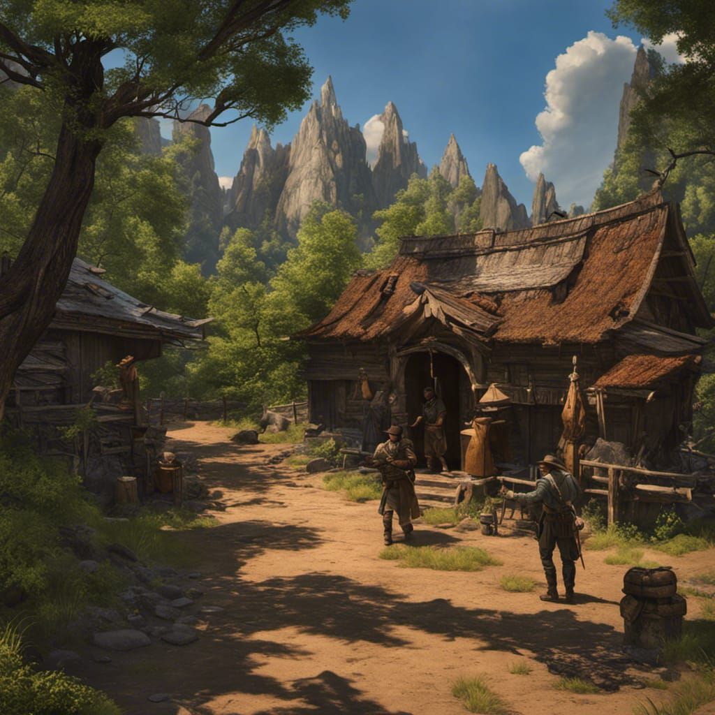 Dark Fantasy Ranger Portrait in 8K Resolution