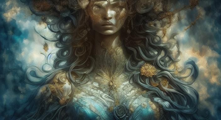 Mystical Glowing Forest in Fantasy Concept Art Style