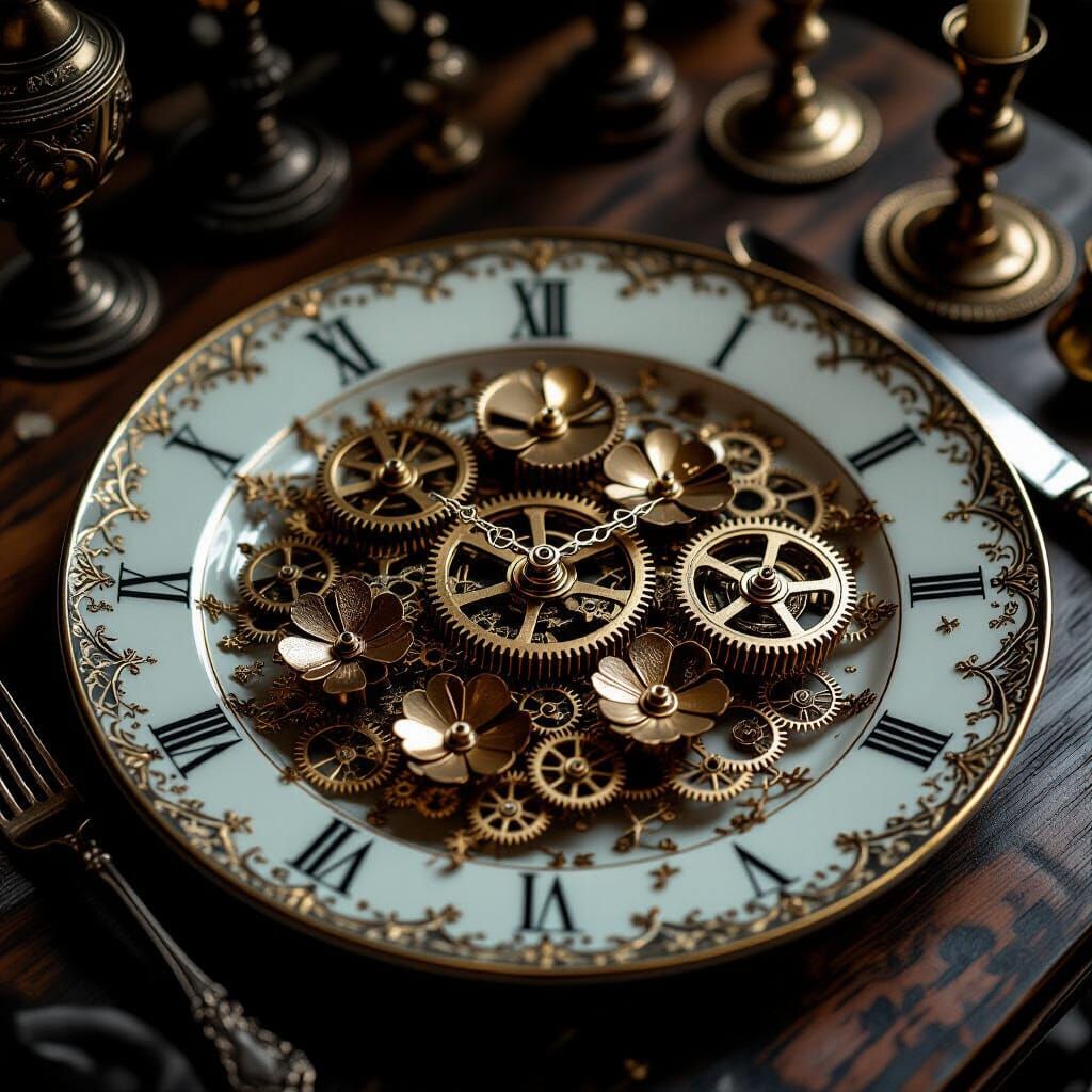 Steampunk Pâté with Gears and Brass Veins