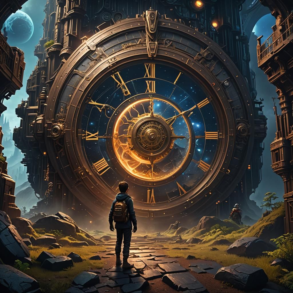 Sci-Fi Cover Art: Boy Time Shifter