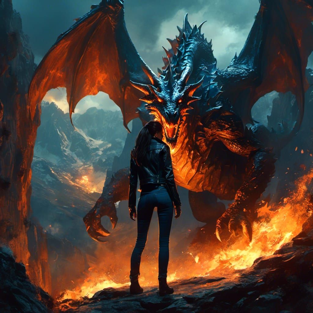 <lora:MJ6 Dark Fantasy:1.0>a dragon in a dark fantasy scene,...