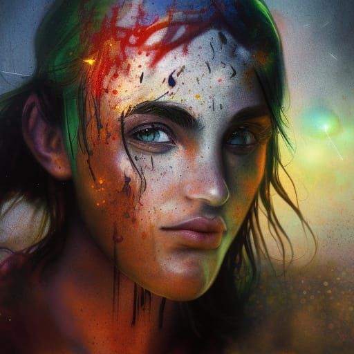 Hyperrealistic Israel Lives in Dramatic Splash Art