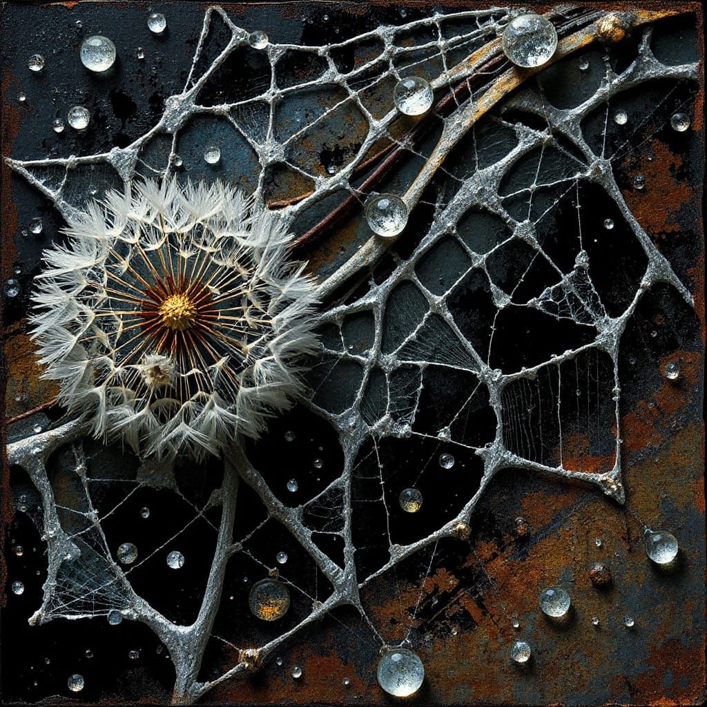 Dandelions and Spiderwebs: Majestic Fractal Art