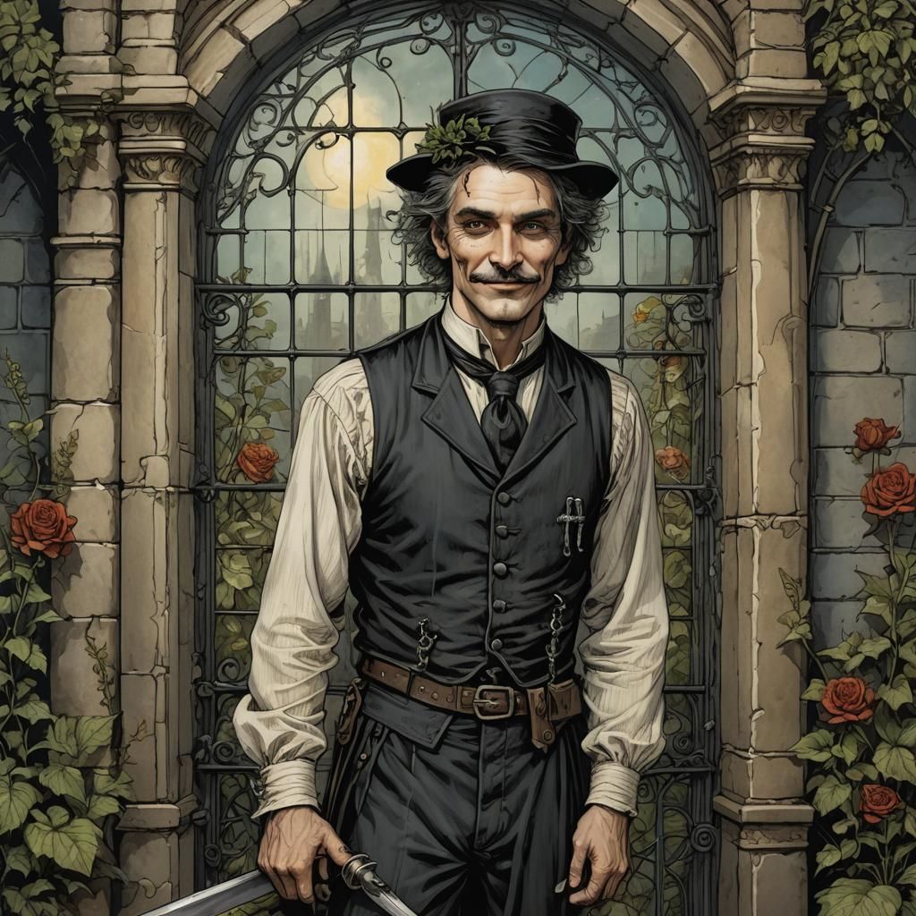 Victorian Gothic Prisoner: Clever and Charismatic