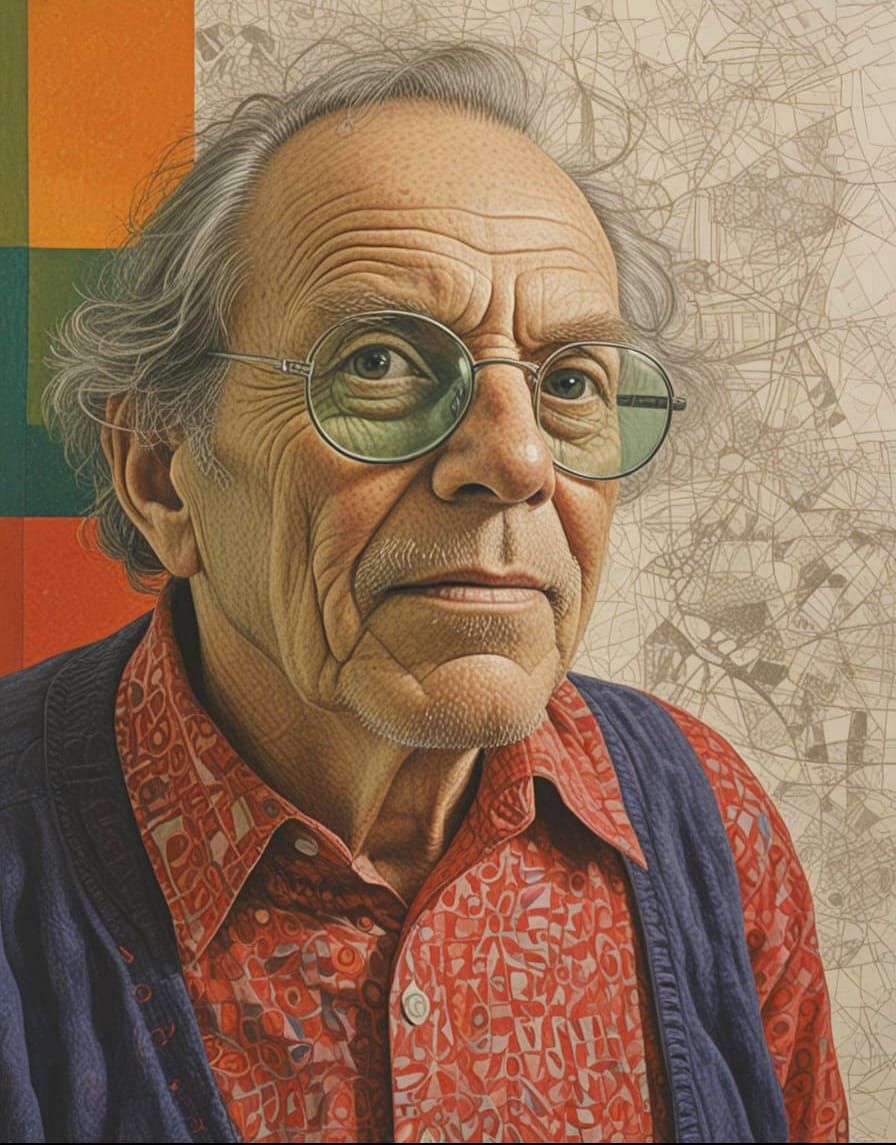 Artistic Portraits in Mixed Media Style