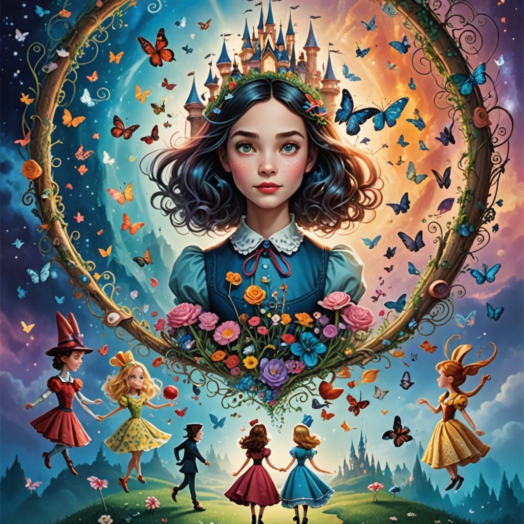 Dreamlike Wonderland Inspired by Animation