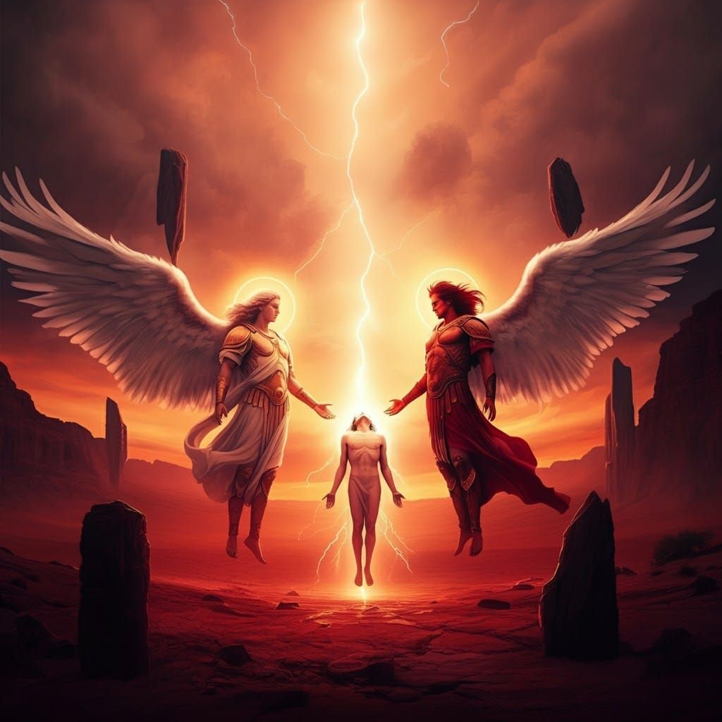 Gabriel and Lucifer Dispute Moses, Cinematic Art