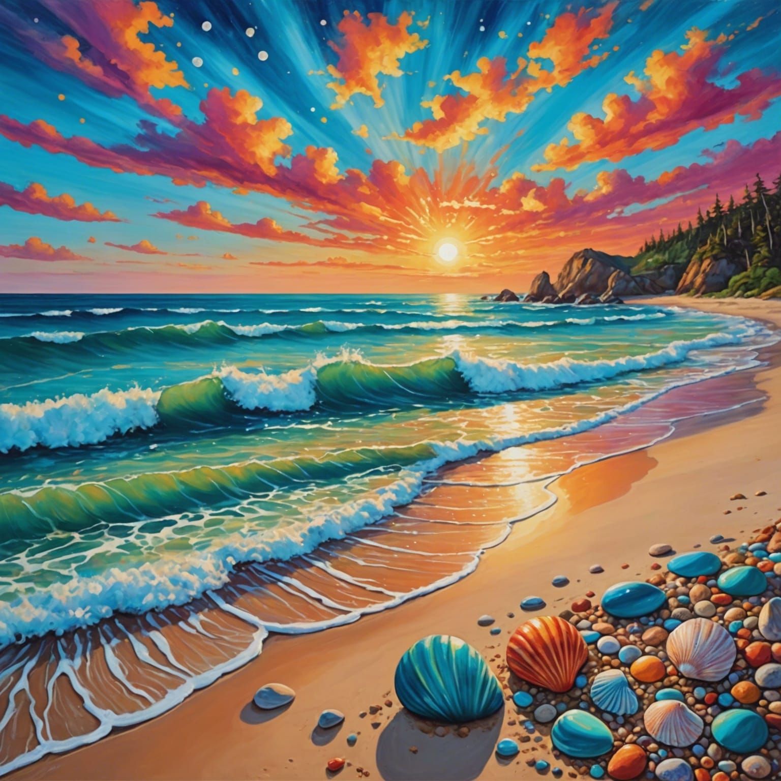 Stunning Beach Sunset