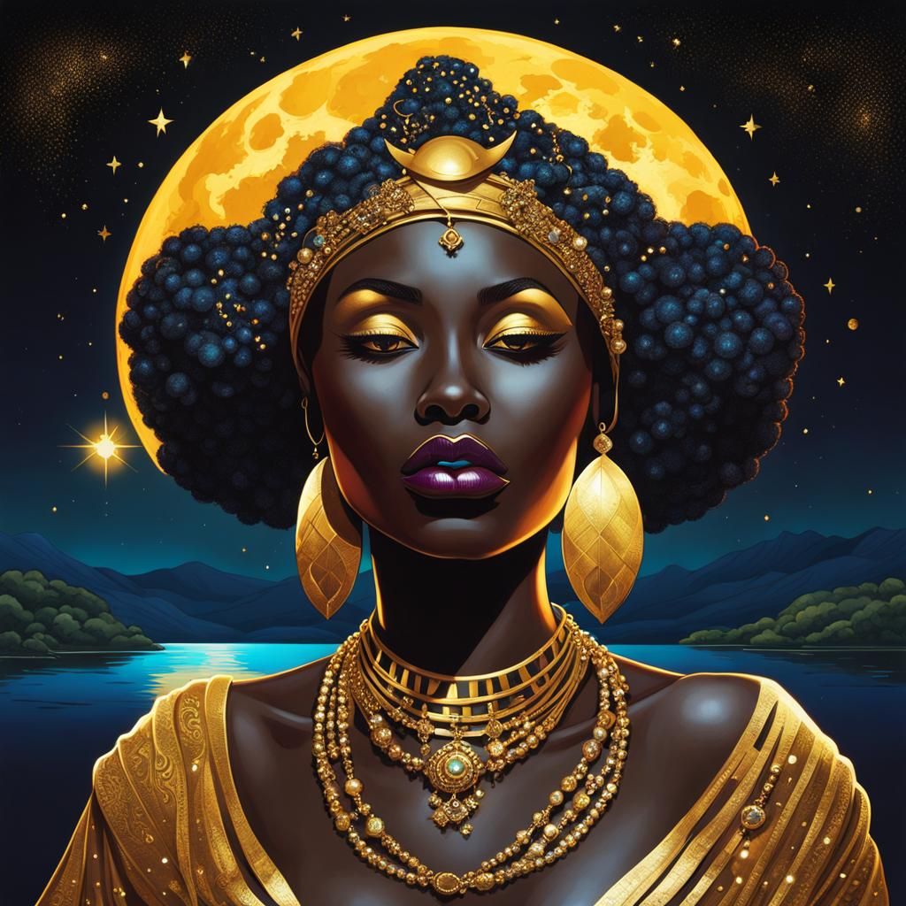 African Witch in Graffiti Art Style by Loch