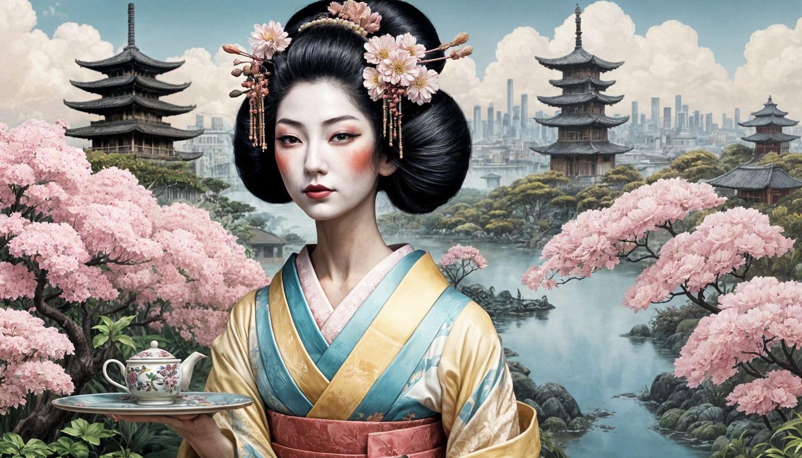 3 Word Challenge - GEISHA, OASIS, INDUSTRIAL