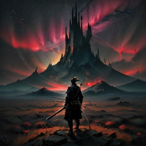 Samurai and the Galactic Alignment in Digital Art