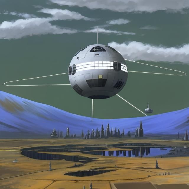 AI Generated Moonbase