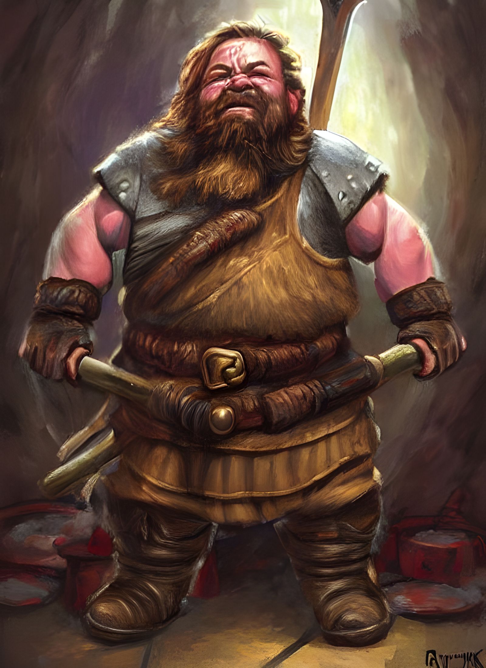 Divine Dwarf Blacksmith: God of the Forge