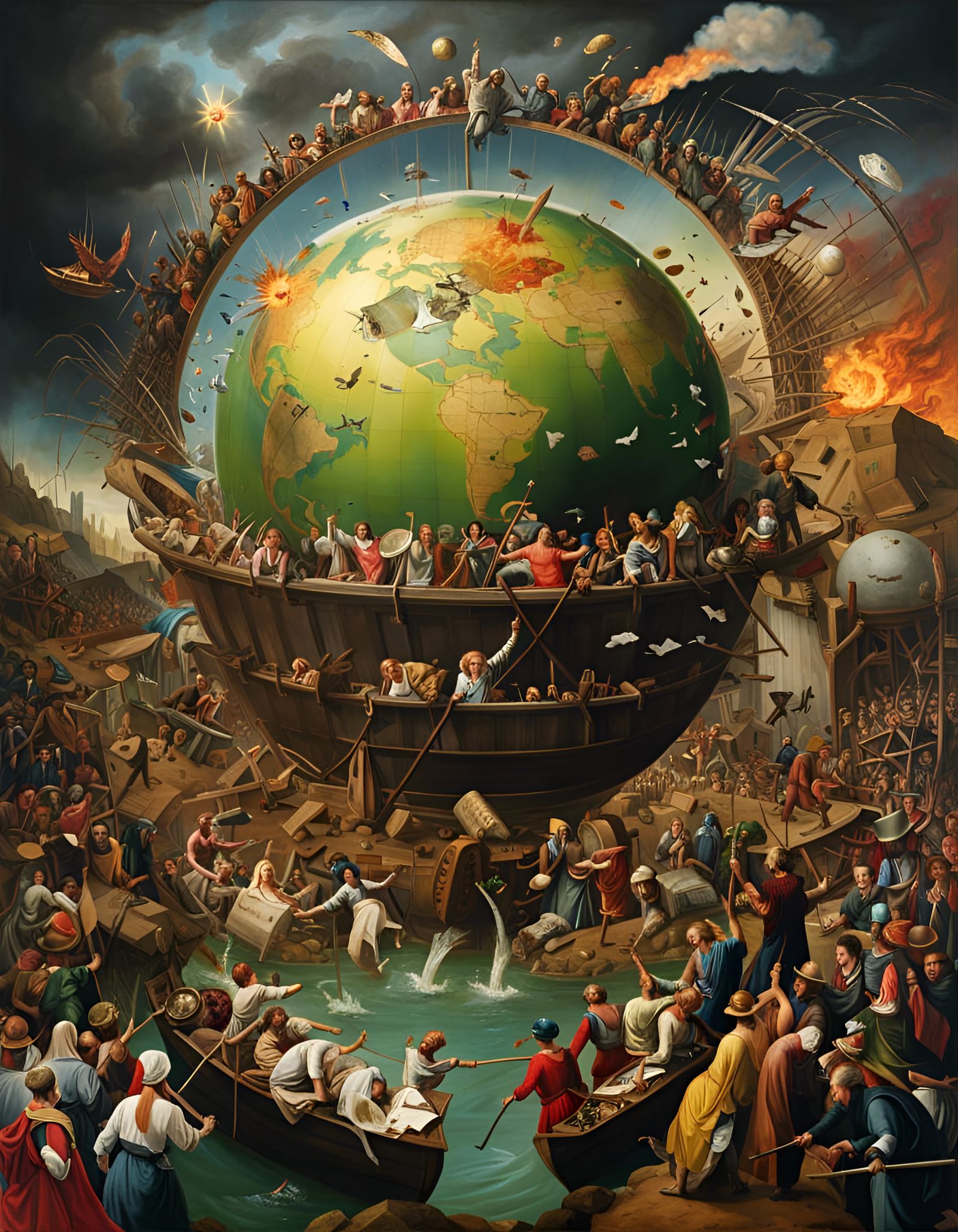 Dystopian Vision: Destruction as Painted by Bosch