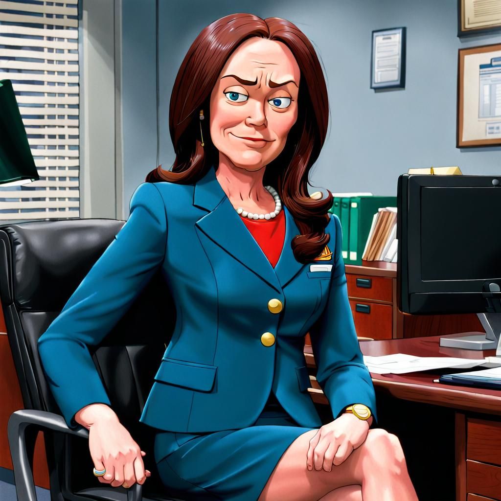 Dr. Amanda Rebecca from Family Guy in Office
