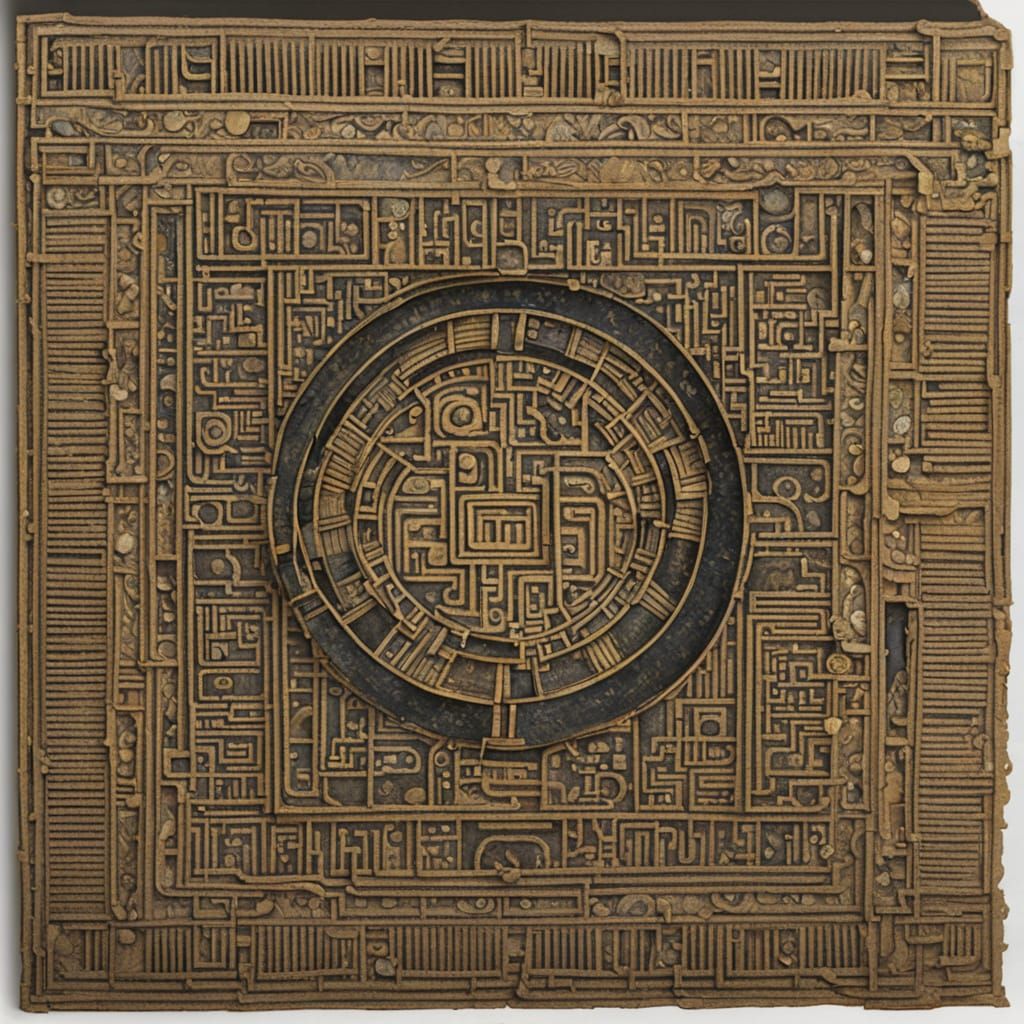 Ancient Civilization Ruins: AI Generated Image