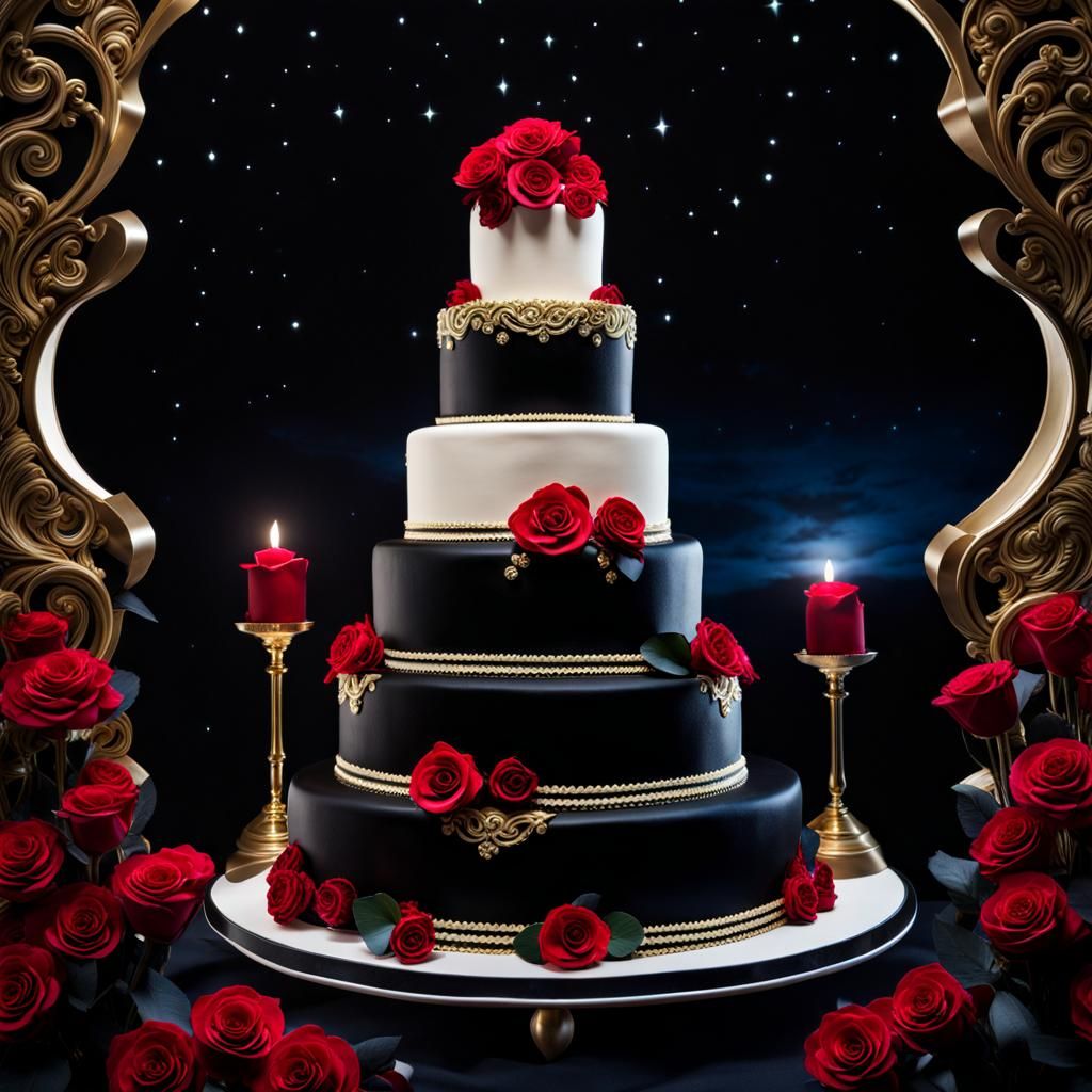 Sailor Moon Themed Cake